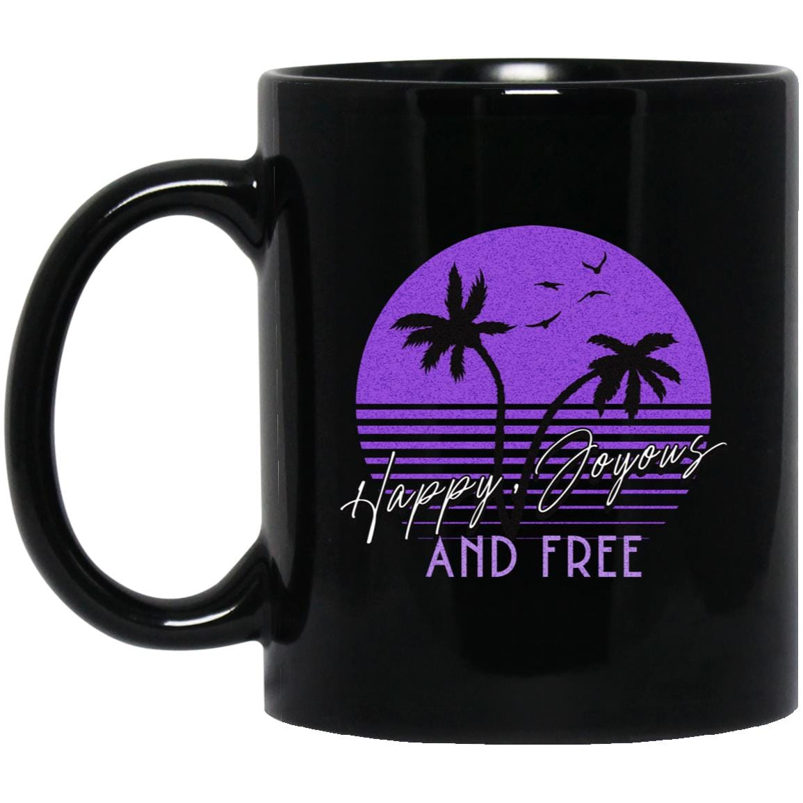 Recovery Coffee Mug | Inspiring Sobriety | Happy, Joyous & Free Sunset