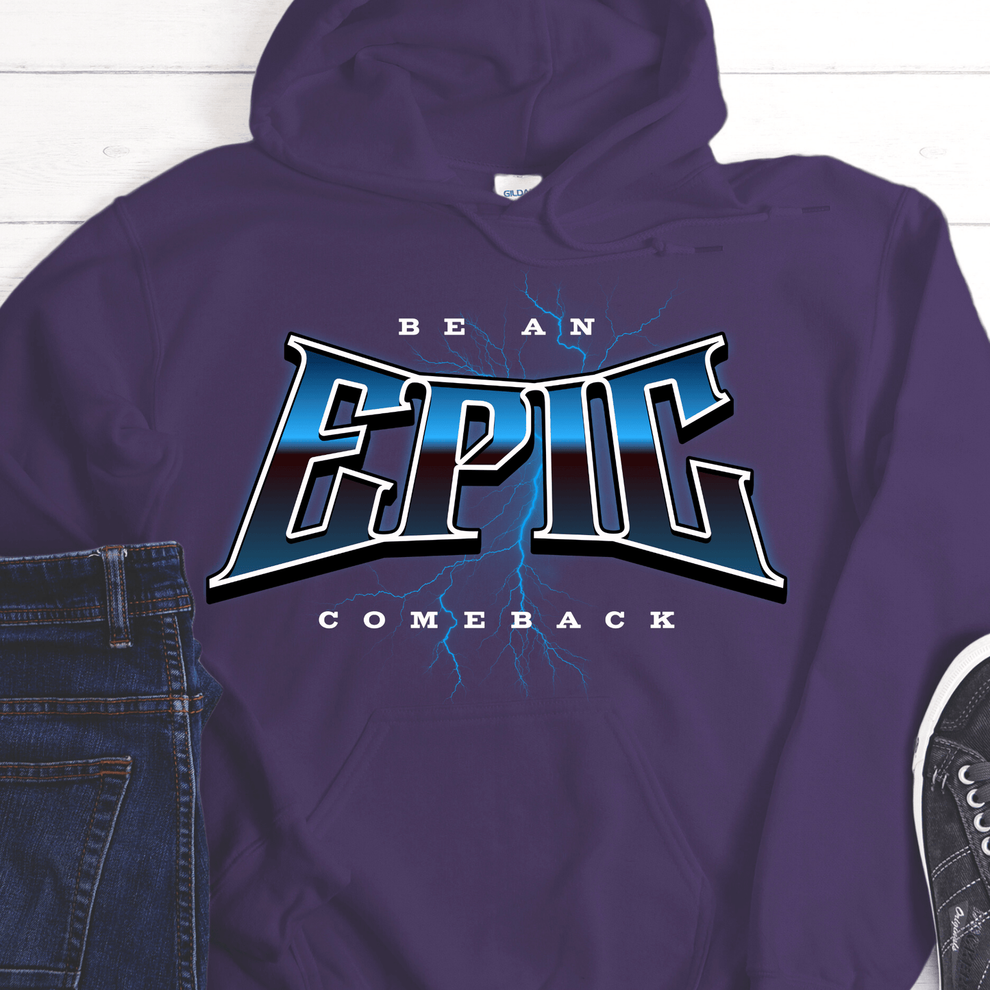 Recovery Hoodie | Inspiring Sobriety | Be An Epic Comeback