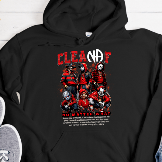 Recovery Hoodie | Inspiring Sobriety |  Clean AF Serial Killers