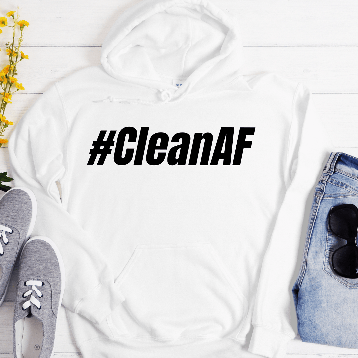 Recovery Hoodie | Inspiring Sobriety | #CleanAF
