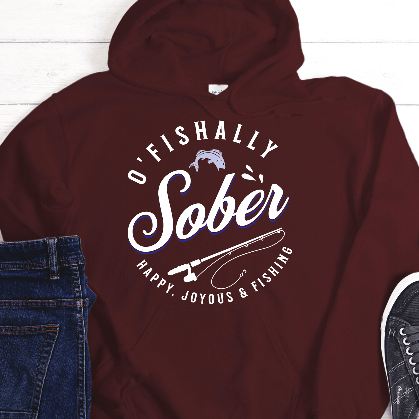 Recovery Hoodie | Inspiring Sobriety | O'Fishally Sober