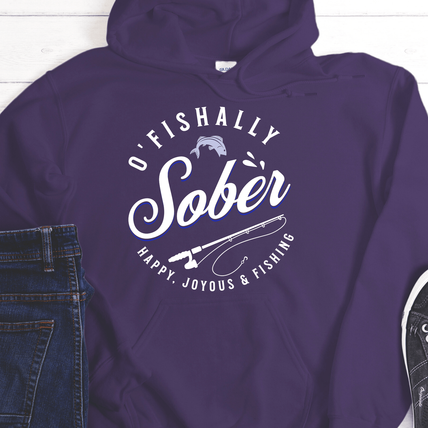 Recovery Hoodie | Inspiring Sobriety | O'Fishally Sober