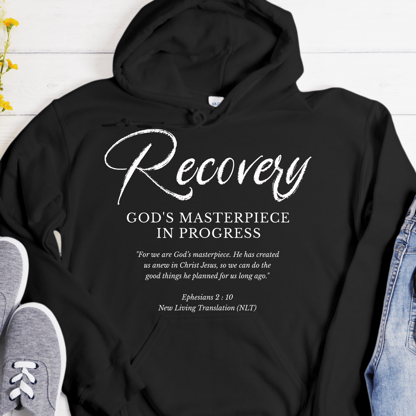 Recovery Hoodie | Inspiring Sobriety | Recovery, God's Masterpiece