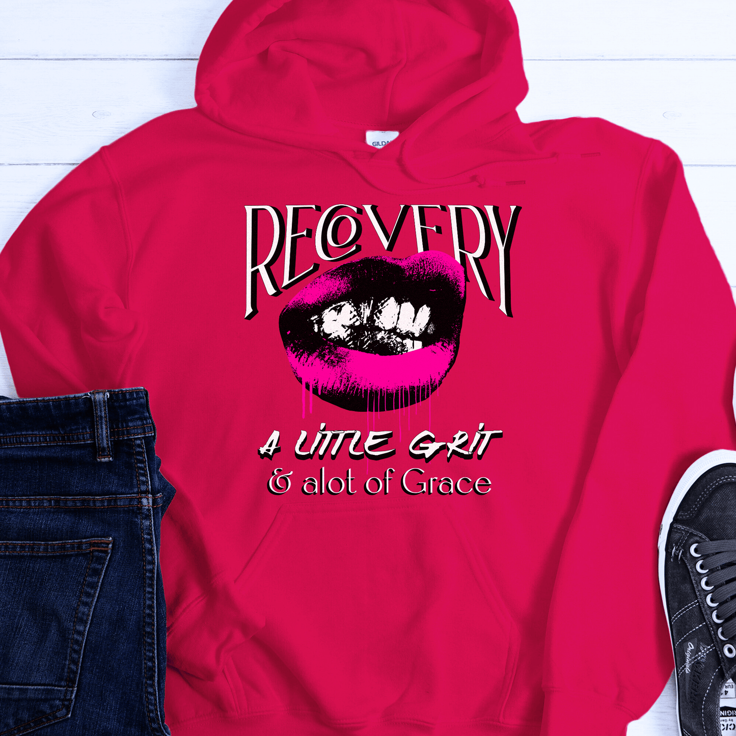 Recovery Hoodie | Inspiring Sobriety | Recovery - Grit and Grace