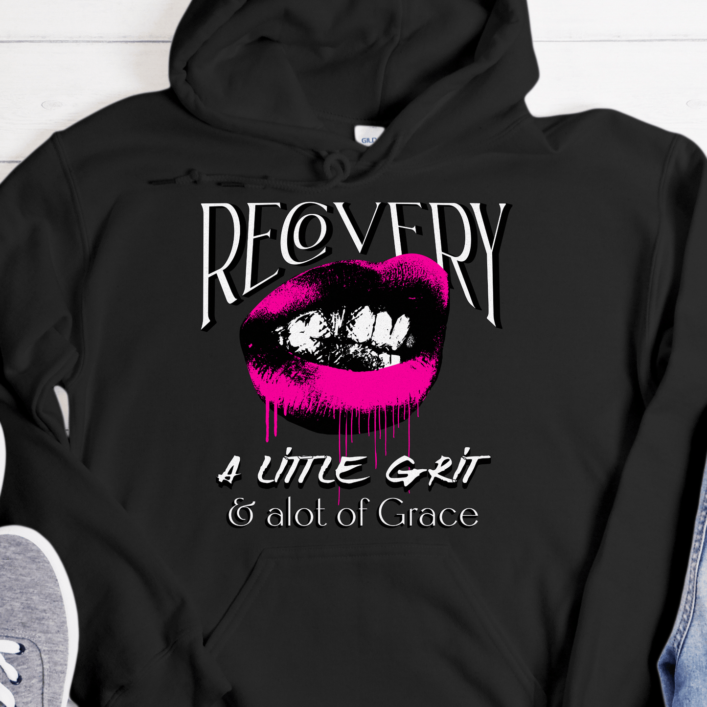 Recovery Hoodie | Inspiring Sobriety | Recovery - Grit and Grace