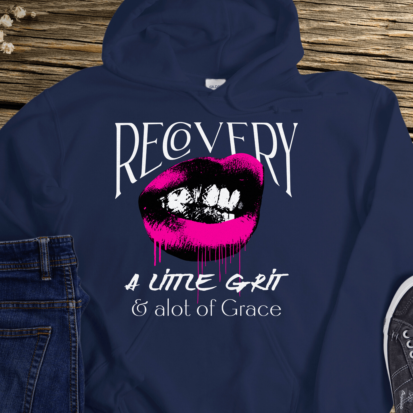Recovery Hoodie | Inspiring Sobriety | Recovery - Grit and Grace