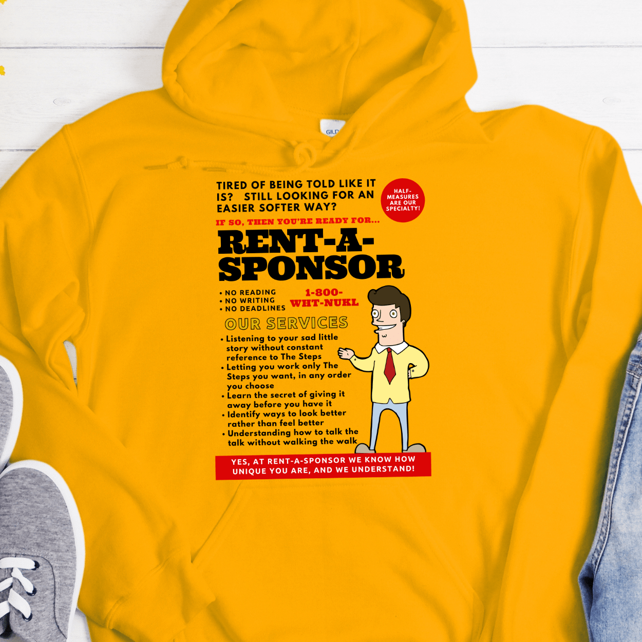 Recovery Hoodie | Inspiring Sobriety | Rent-A-Sponsor
