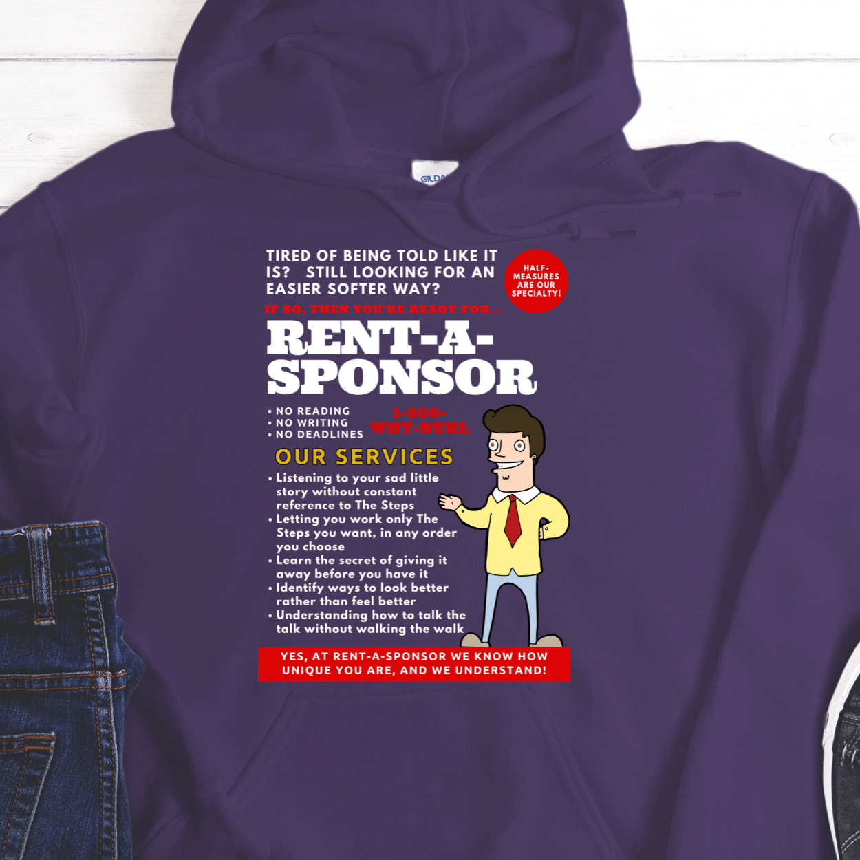 Recovery Hoodie | Inspiring Sobriety | Rent-A-Sponsor