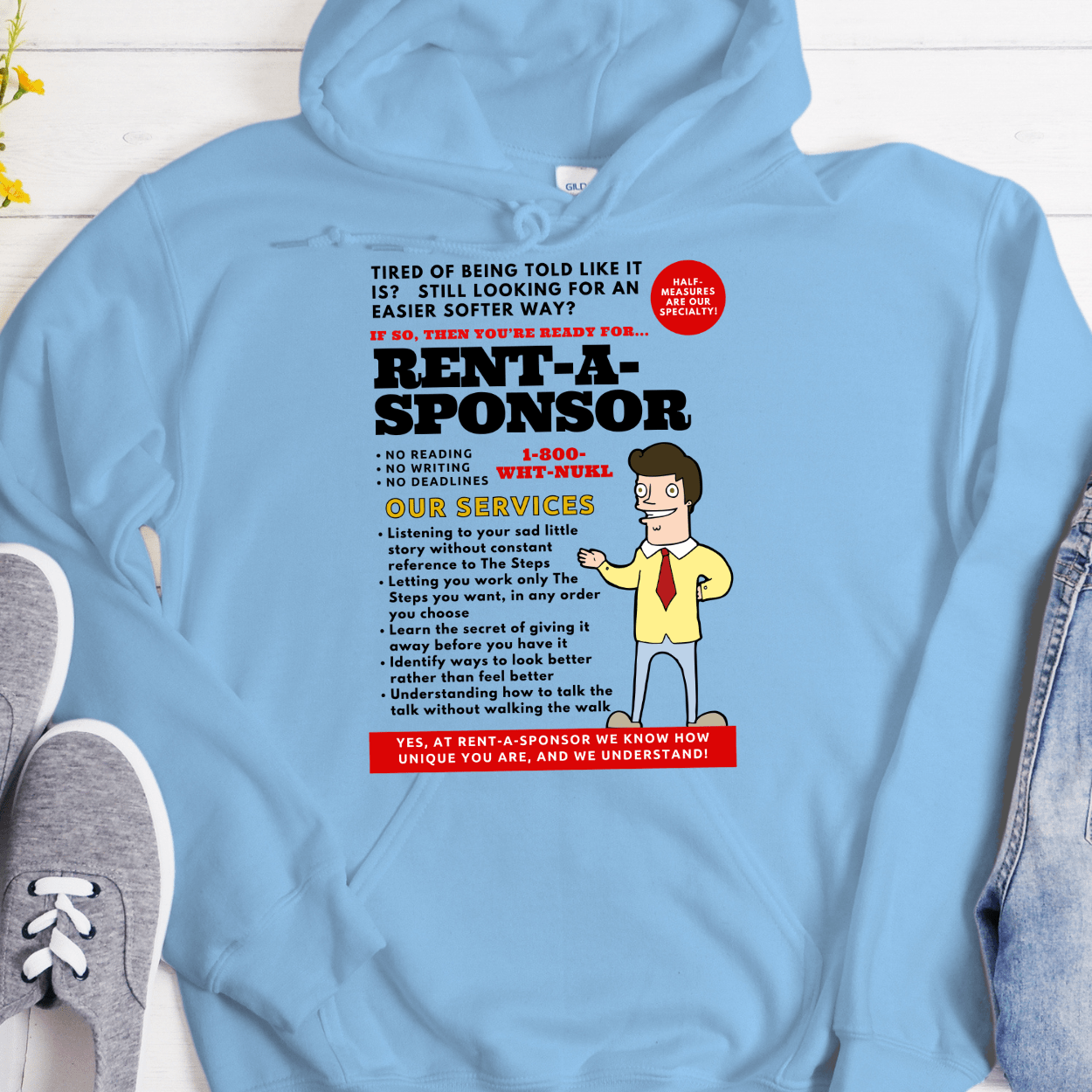 Recovery Hoodie | Inspiring Sobriety | Rent-A-Sponsor