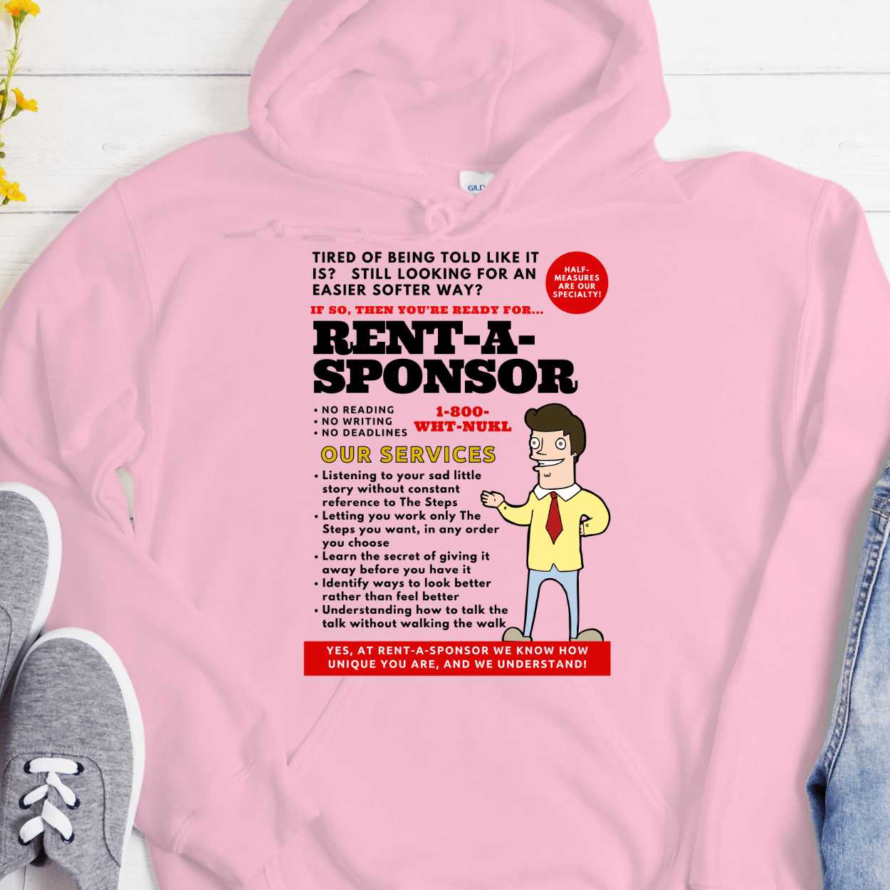 Recovery Hoodie | Inspiring Sobriety | Rent-A-Sponsor
