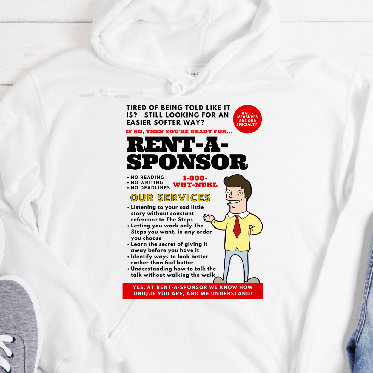 Recovery Hoodie | Inspiring Sobriety | Rent-A-Sponsor