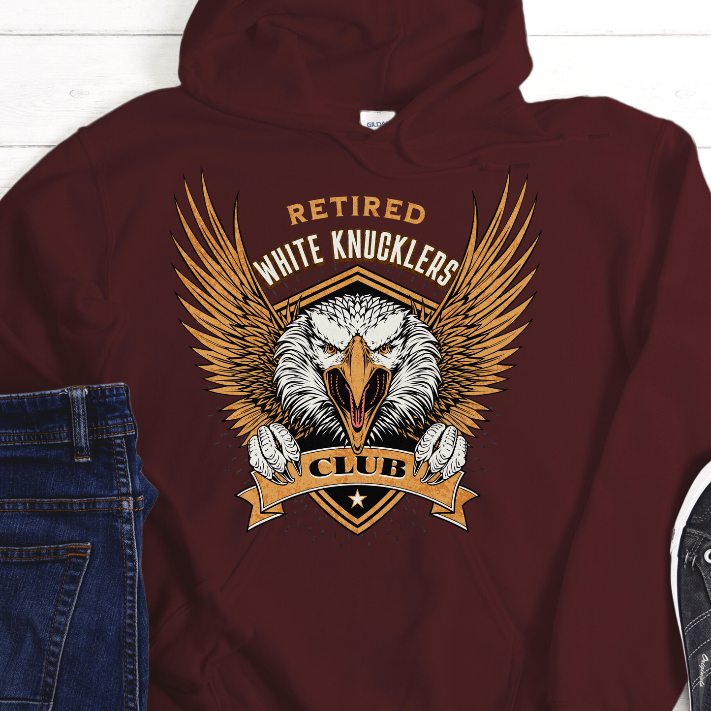 Recovery Hoodie | Inspiring Sobriety | Retired White Knucklers Club