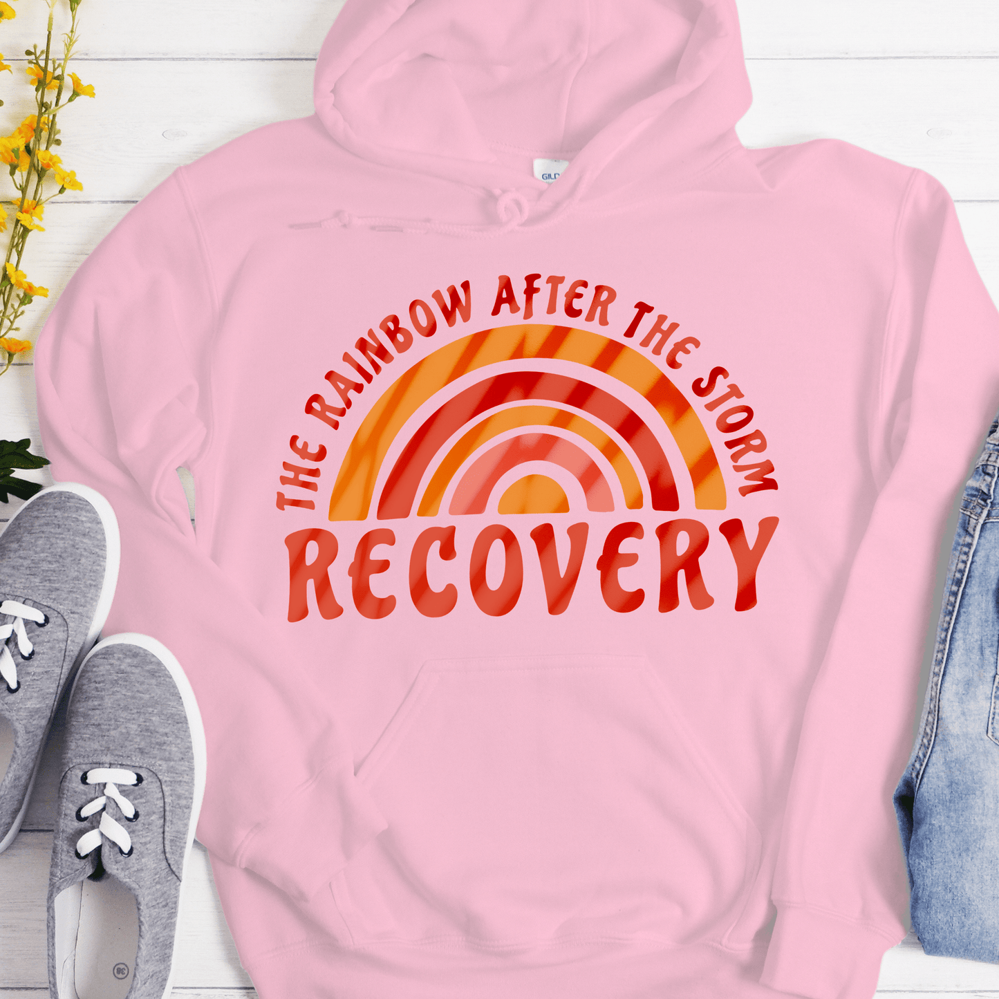 Recovery Hoodie | Inspiring Sobriety | The Rainbow After The Storm
