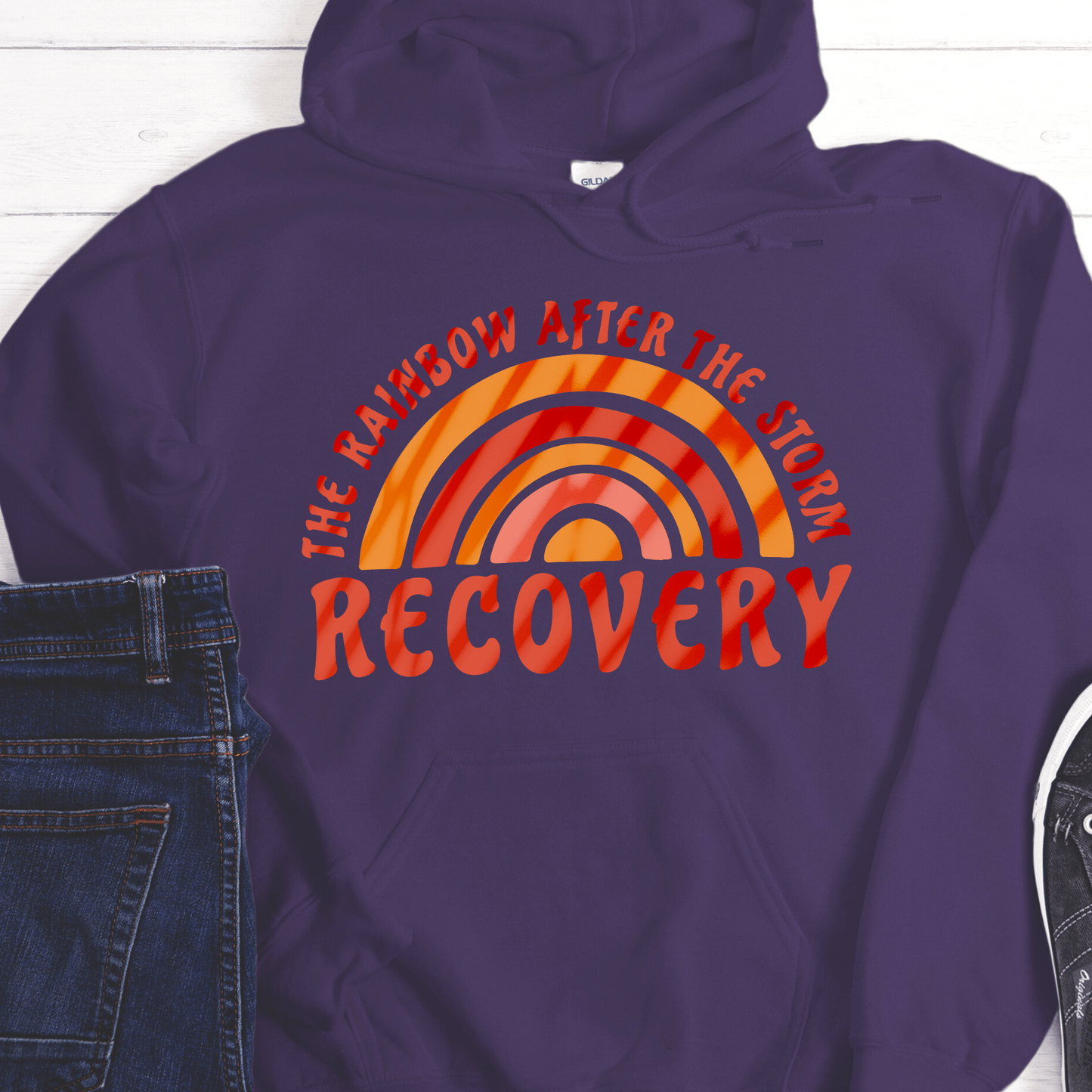 Recovery Hoodie | Inspiring Sobriety | The Rainbow After The Storm