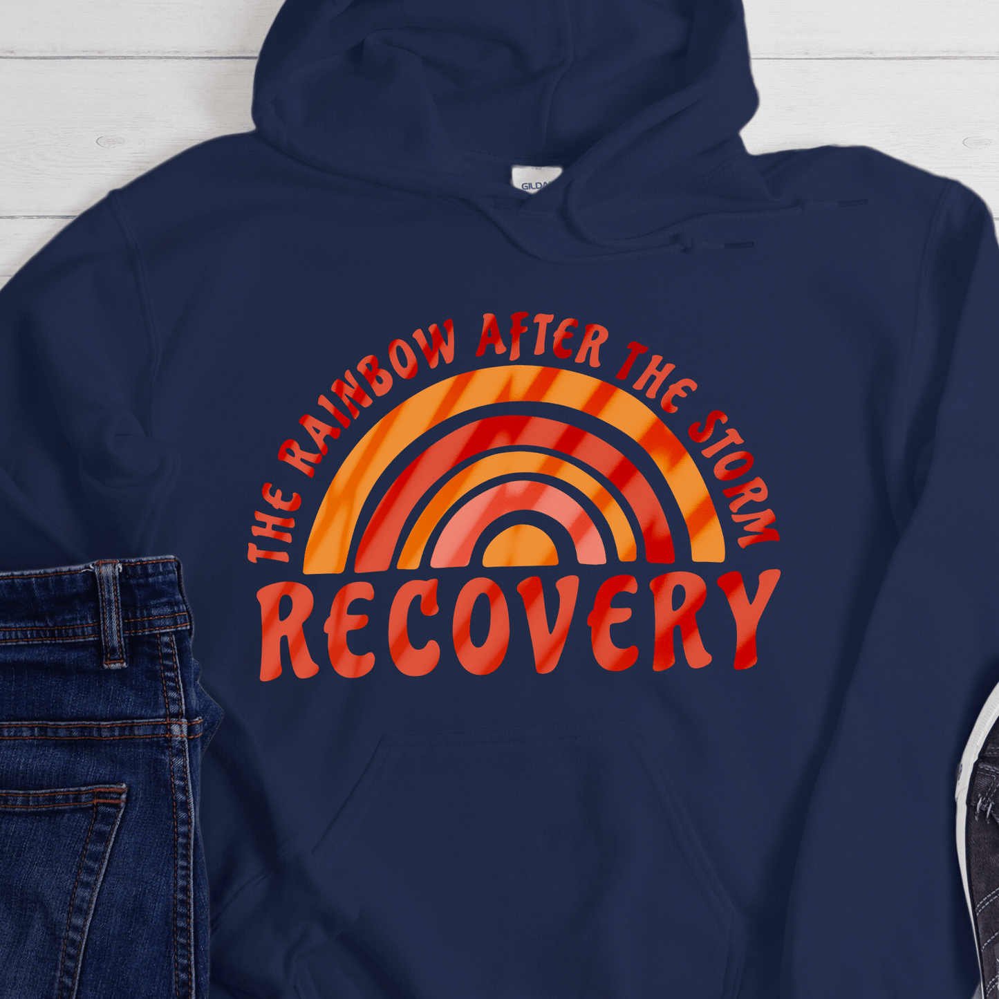 Recovery Hoodie | Inspiring Sobriety | The Rainbow After The Storm
