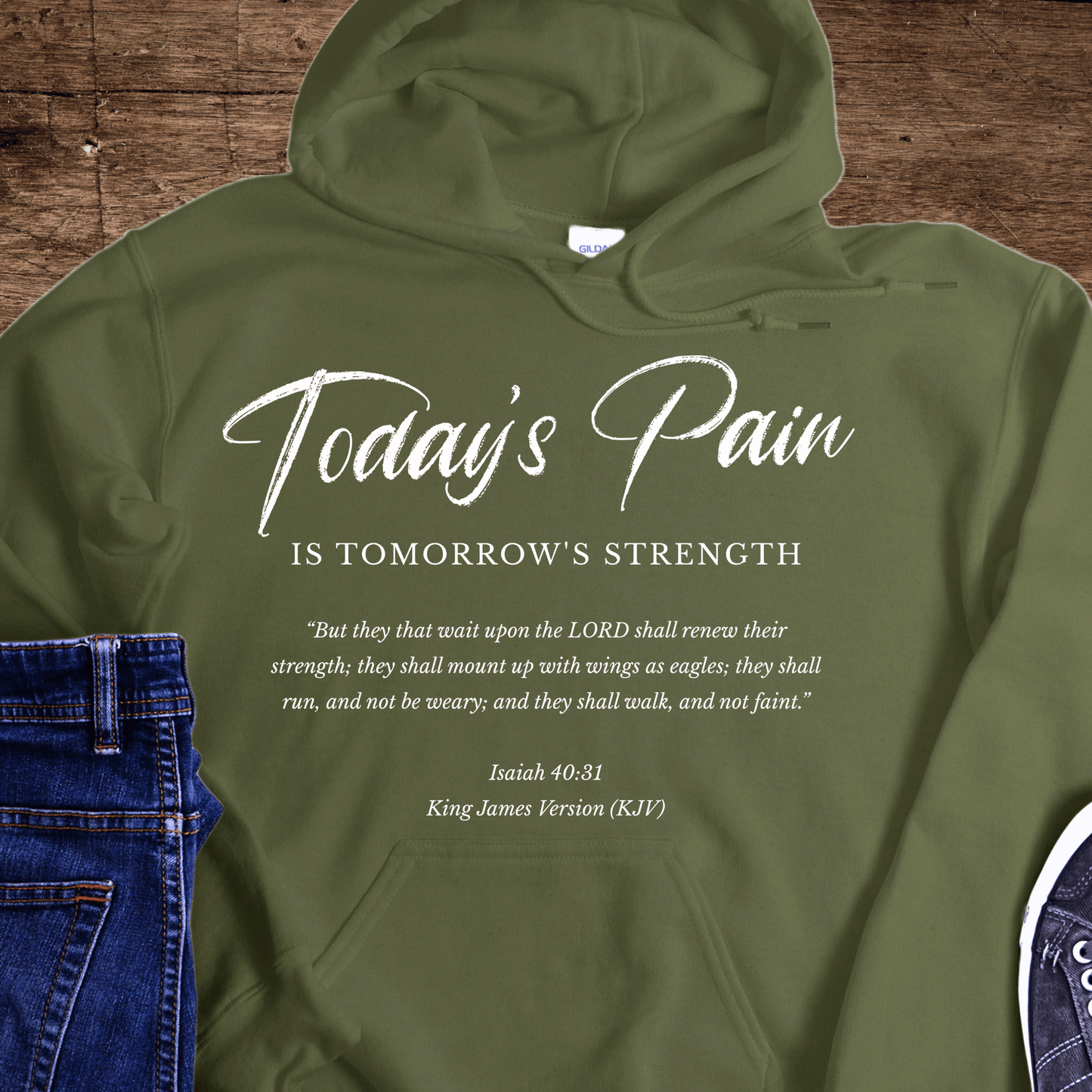 Recovery Hoodie | Inspiring Sobriety | Today's Pain Is Tomorrow's Strength