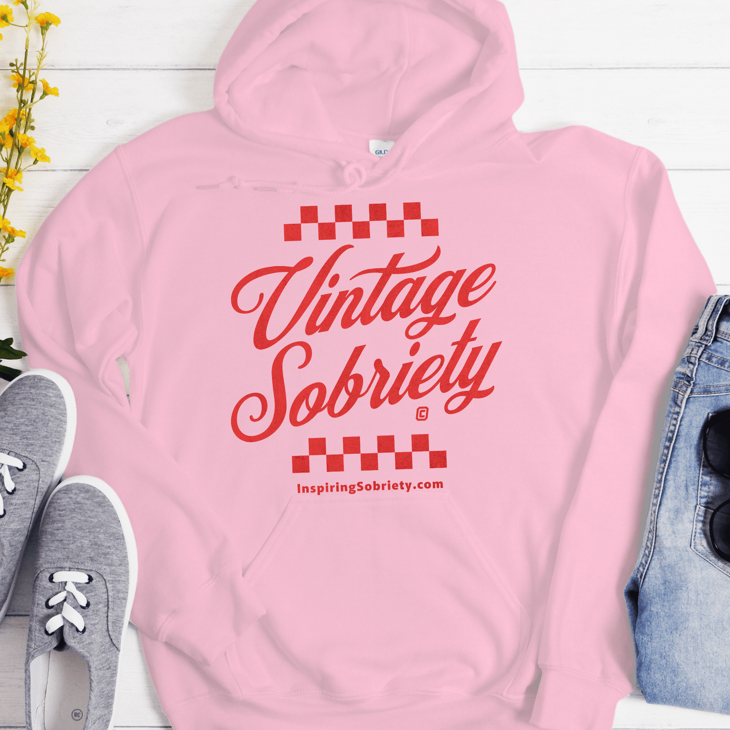 Recovery Hoodie | Inspiring Sobriety | Vintage Sobriety