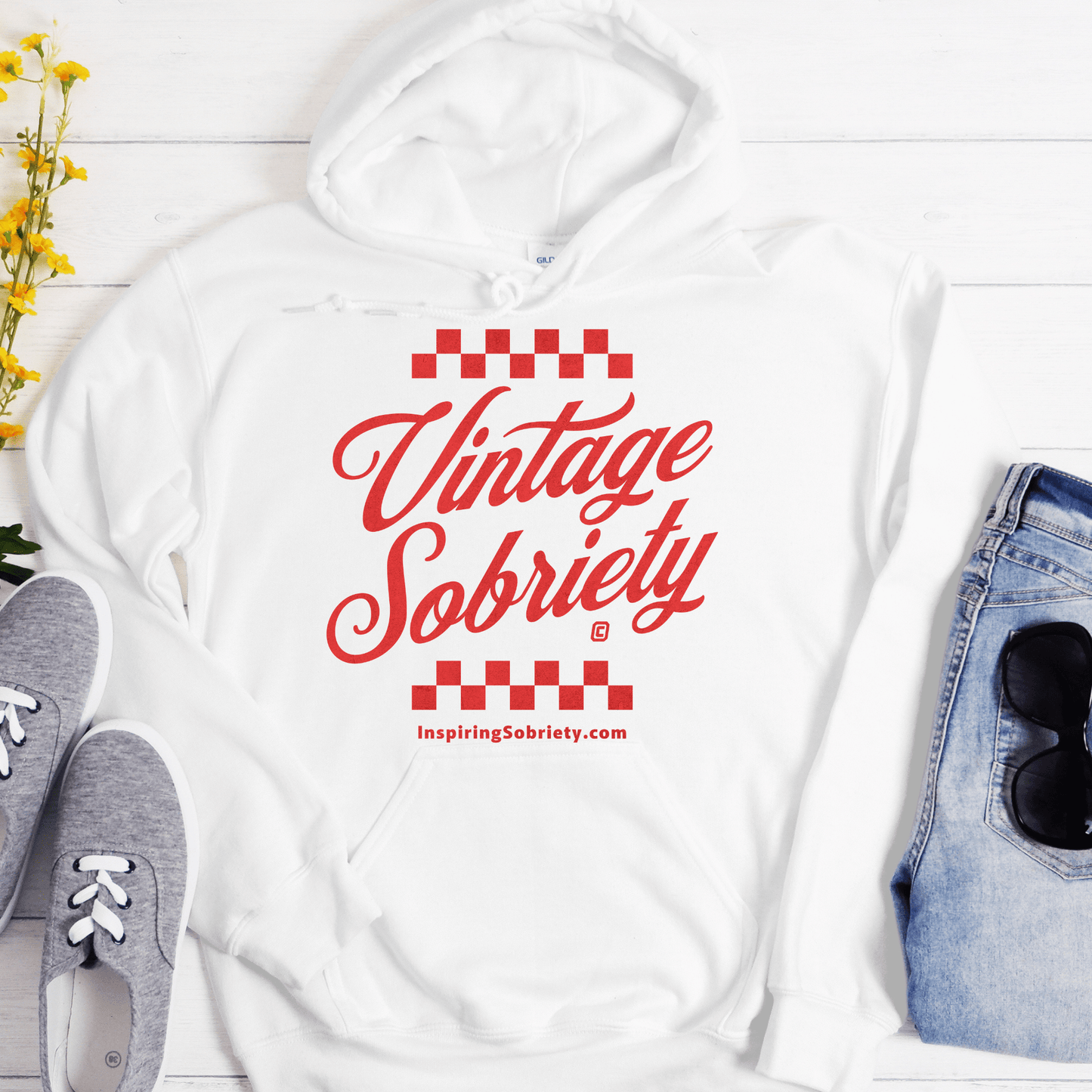 Recovery Hoodie | Inspiring Sobriety | Vintage Sobriety