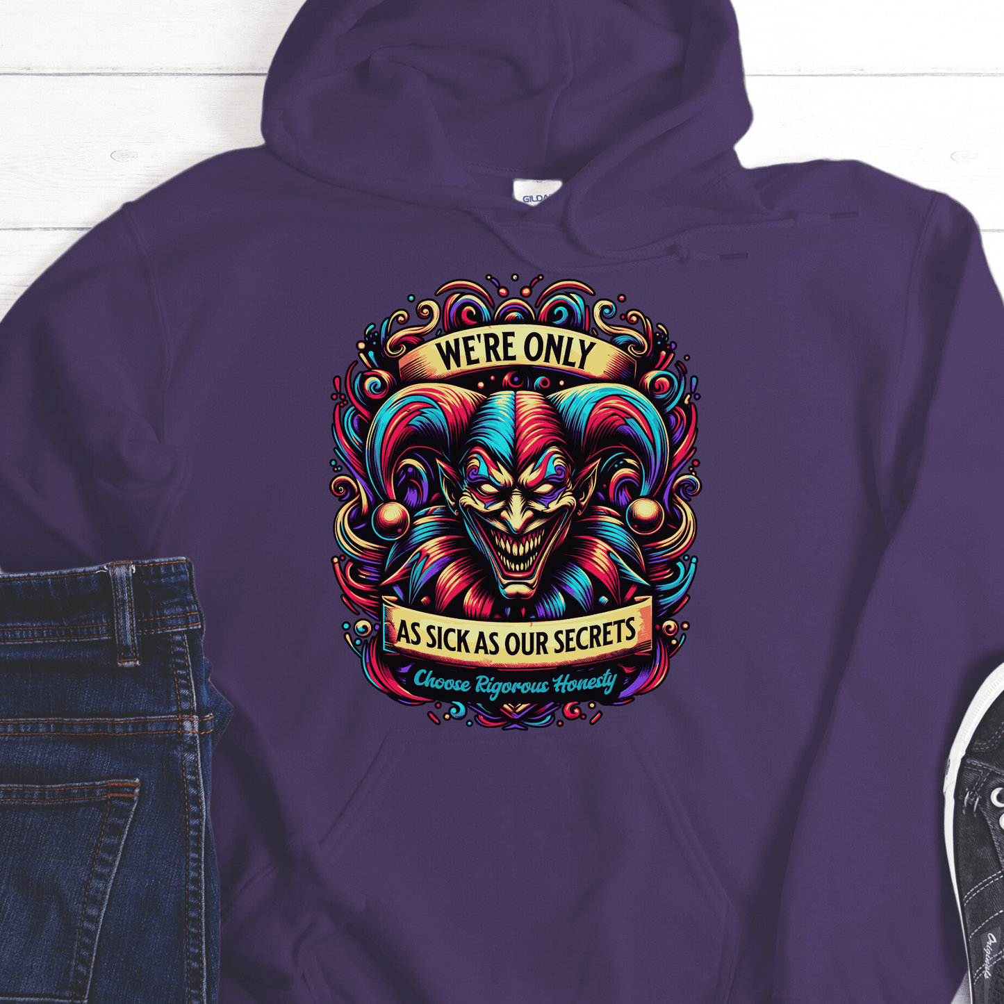 Recovery Hoodie | Inspiring Sobriety | We're Only As Sick as Our Secrets