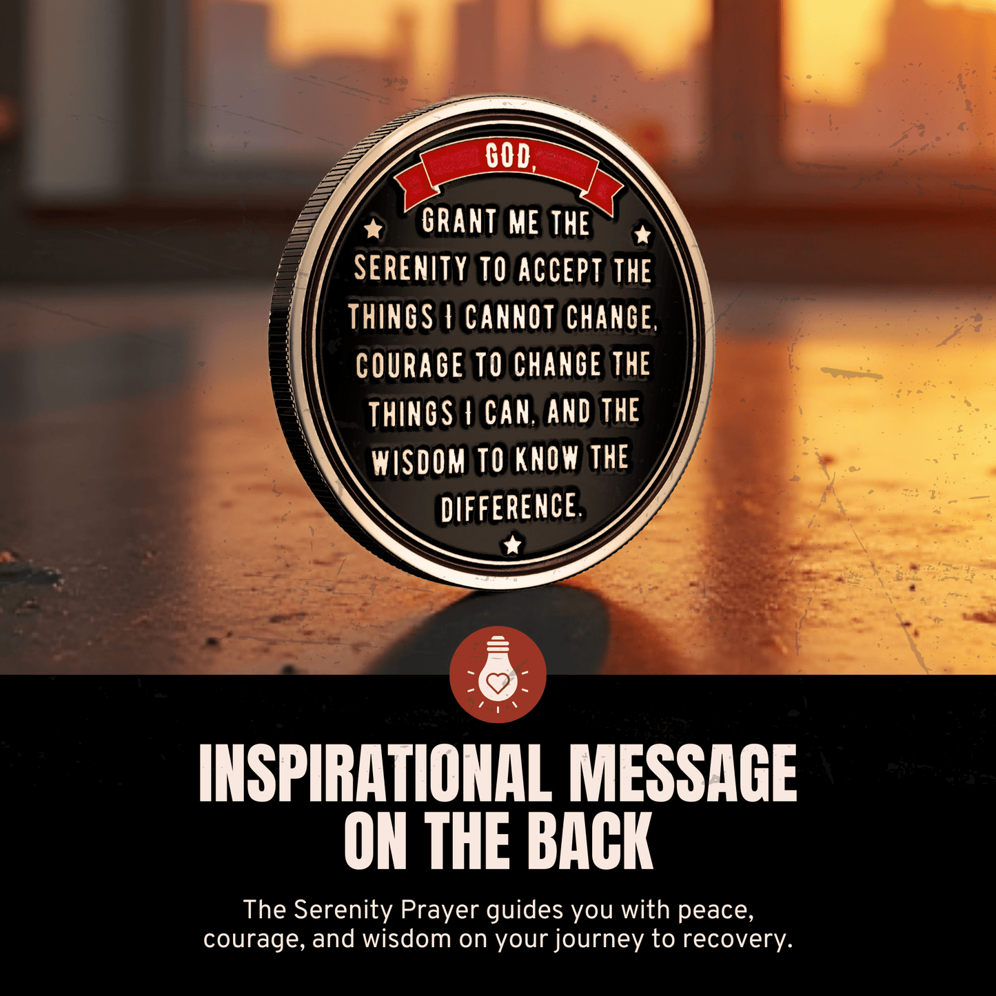 Recovery Medallion Coin I Inspiring Sobriety I Riding Sober Motorcycle