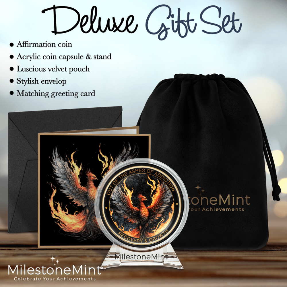 Recovery Medallion Coin I Inspiring Sobriety I The Phoenix