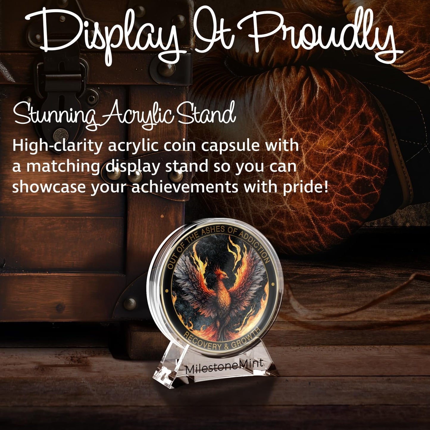 Recovery Medallion Coin I Inspiring Sobriety I The Phoenix