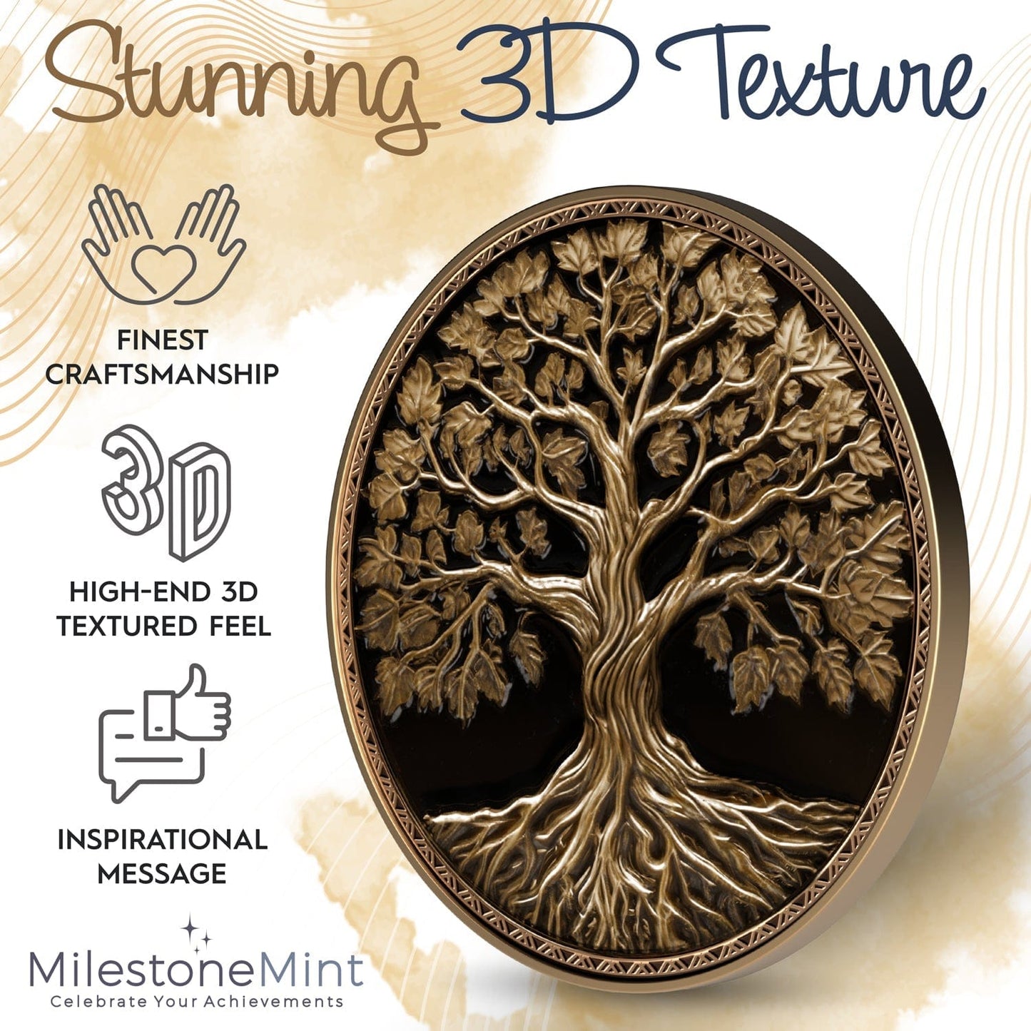 Recovery Medallion Coin I Inspiring Sobriety I Tree Of Life Milestone