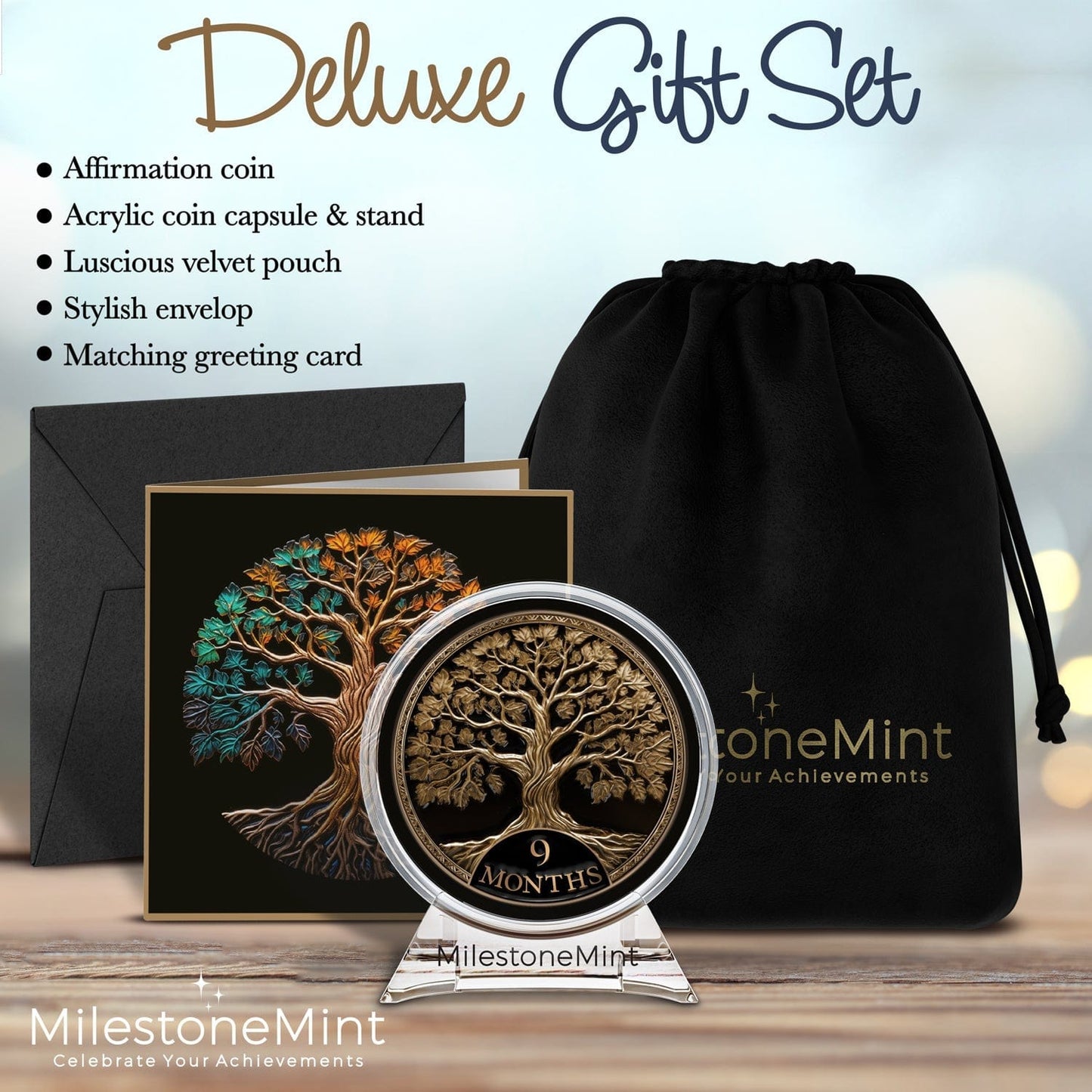 Recovery Medallion Coin I Inspiring Sobriety I Tree Of Life Milestone