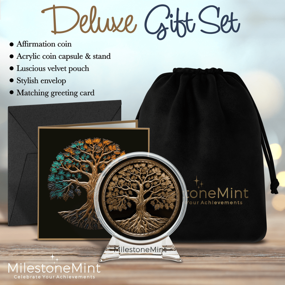 Recovery Medallion Coin I Inspiring Sobriety I Tree Of Life Milestone