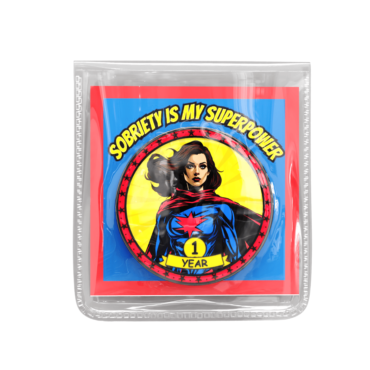 Recovery Medallion Coin I Inspiring Sobriety I Womens Sobriety Superpower