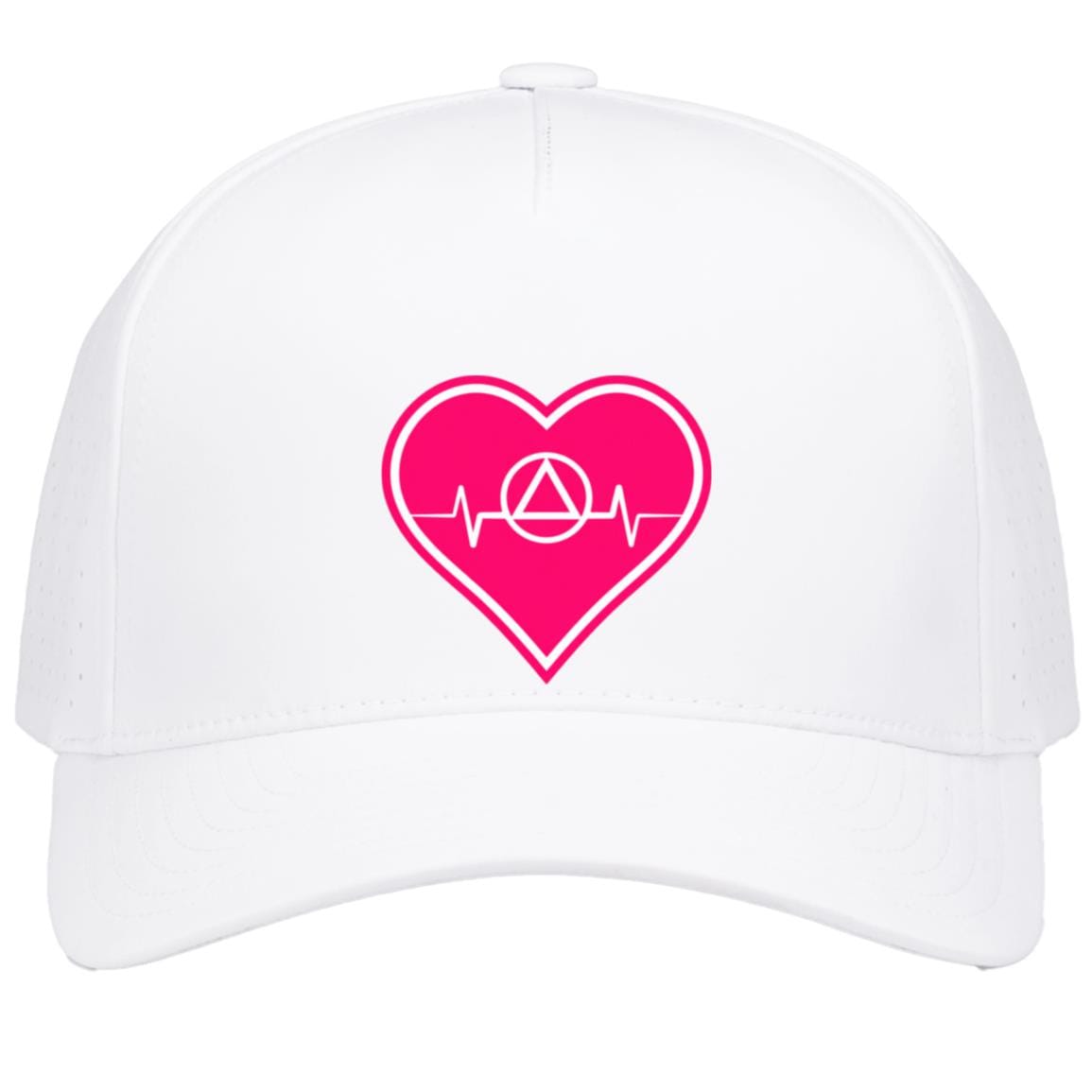 Recovery Snapback Hat | Inspiring Sobriety | AA Symbol Heartbeat