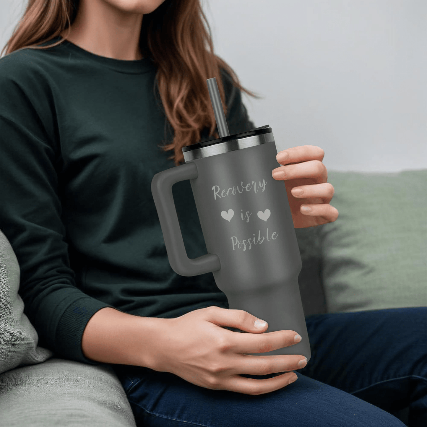 Recovery SS Tumbler | Inspiring Sobriety | Recovery Is Possible