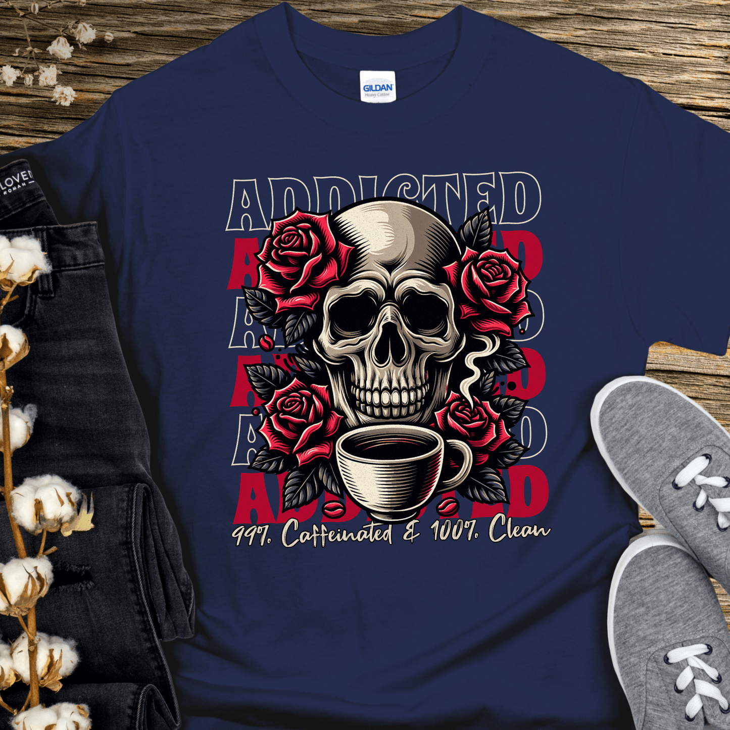 Recovery T-Shirt | Inspiring Sobriety | Addicted