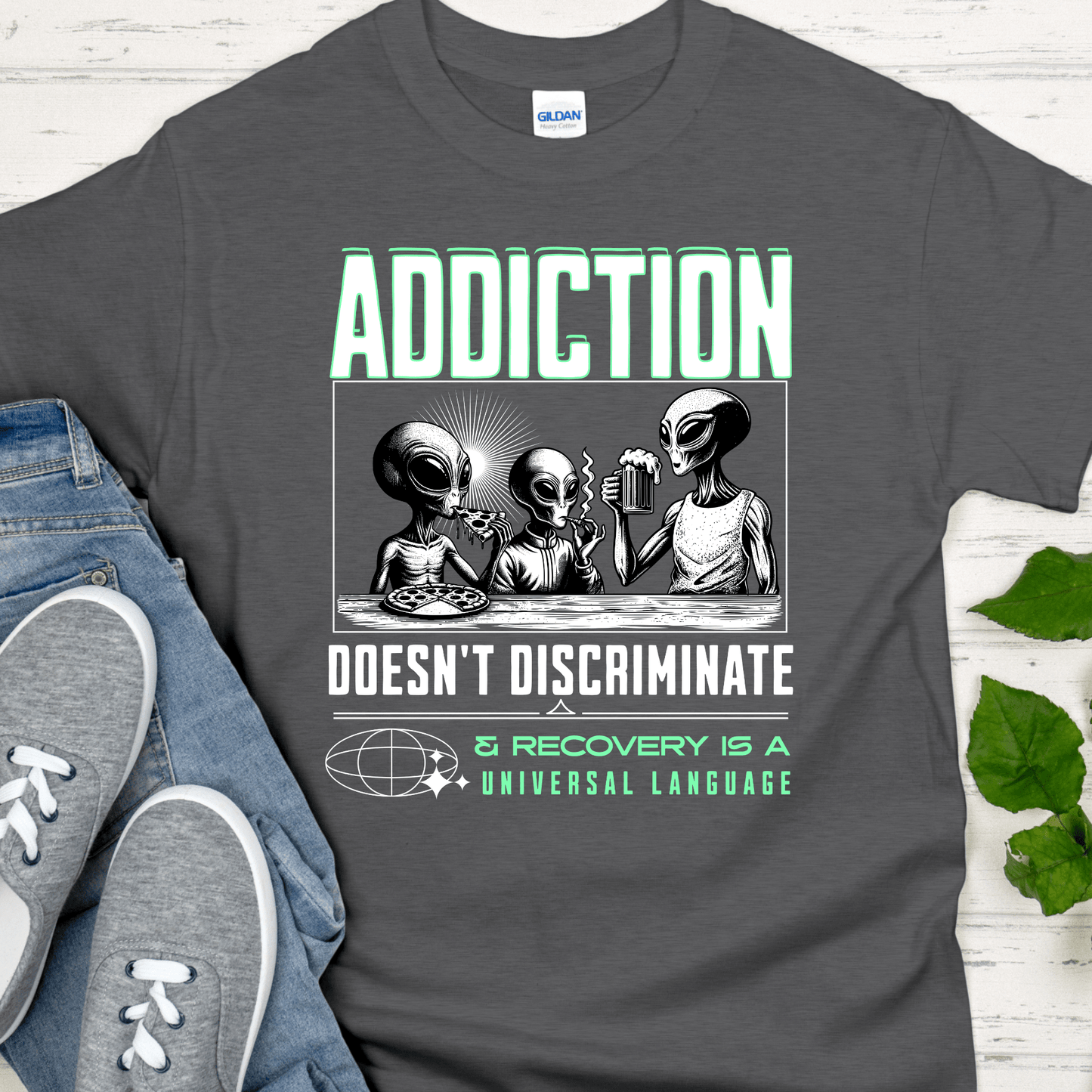 Recovery T-Shirt | Inspiring Sobriety | Addicted Aliens