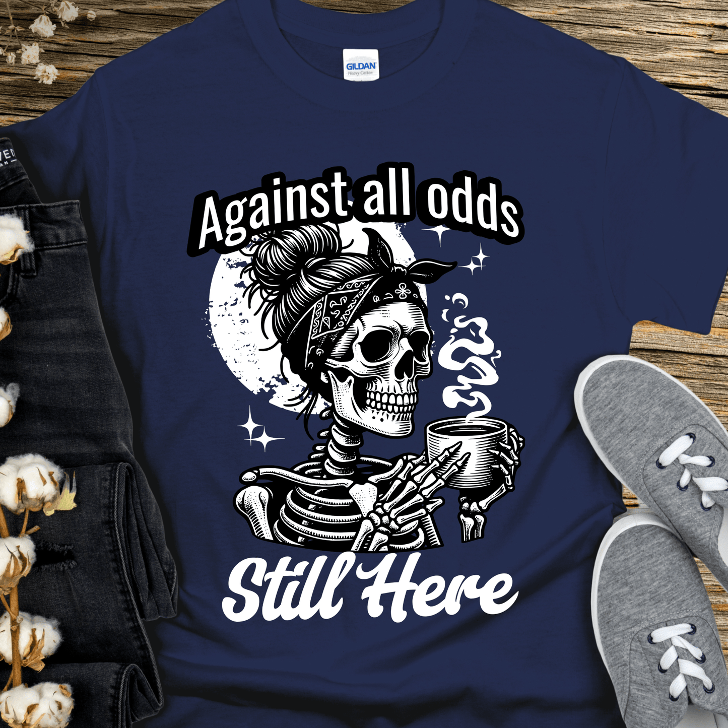 Recovery T-Shirt | Inspiring Sobriety | Against All Odds, Still Here