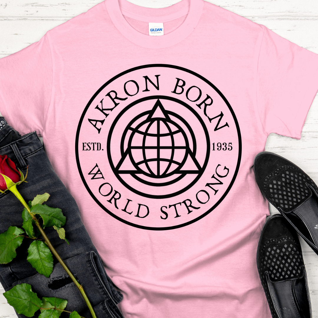 Recovery T-Shirt | Inspiring Sobriety | Akron Born, World Strong