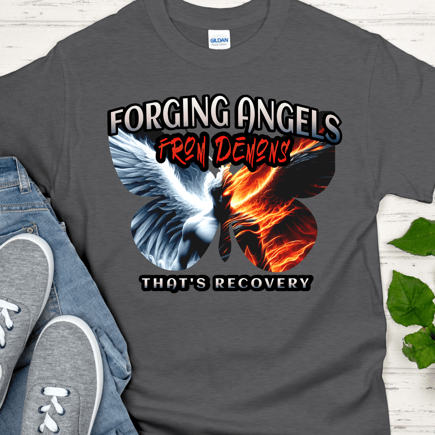 Recovery T-Shirt | Inspiring Sobriety | Angels From Demons