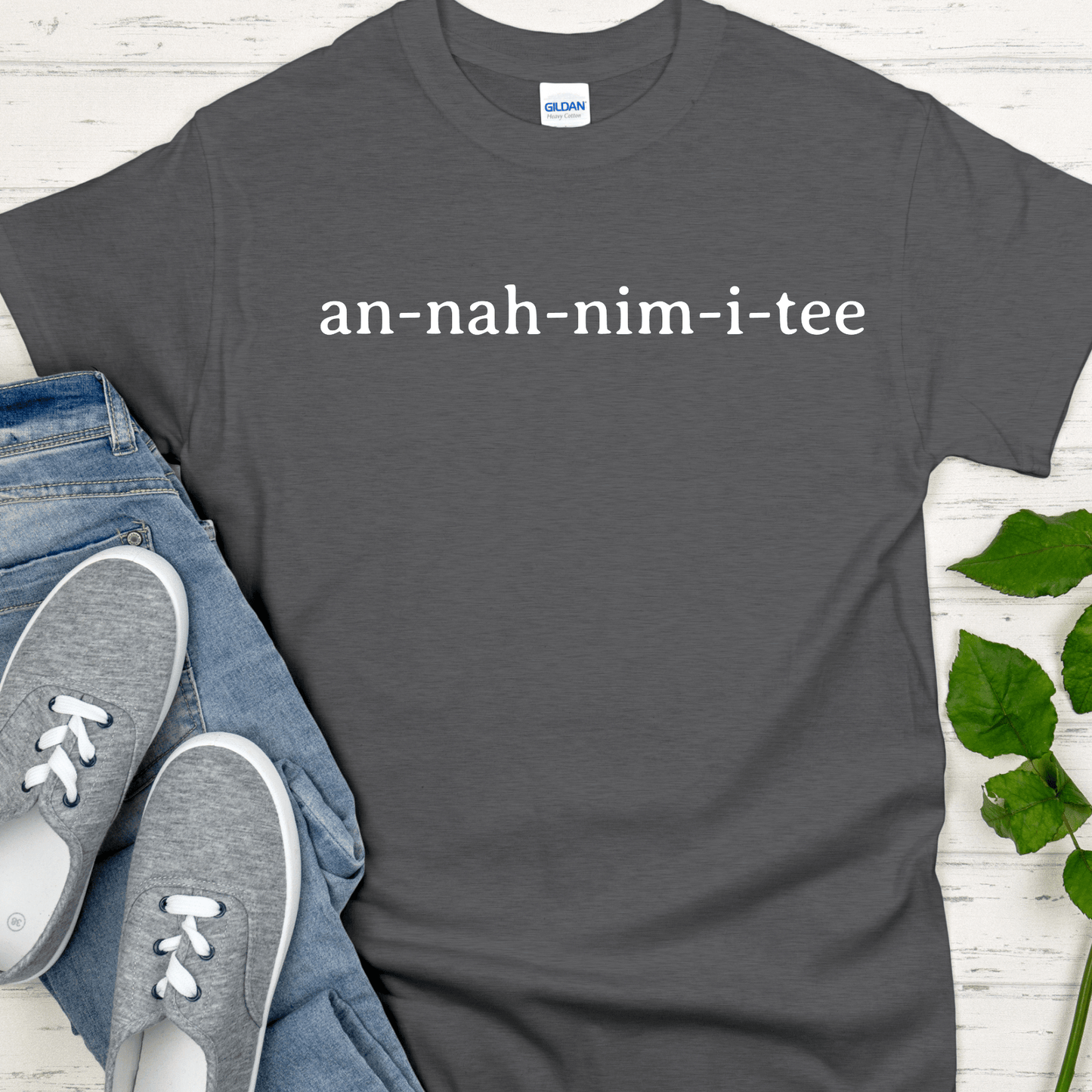 Recovery T-Shirt | Inspiring Sobriety | Anonymity (An-nah-nim-i-tee)