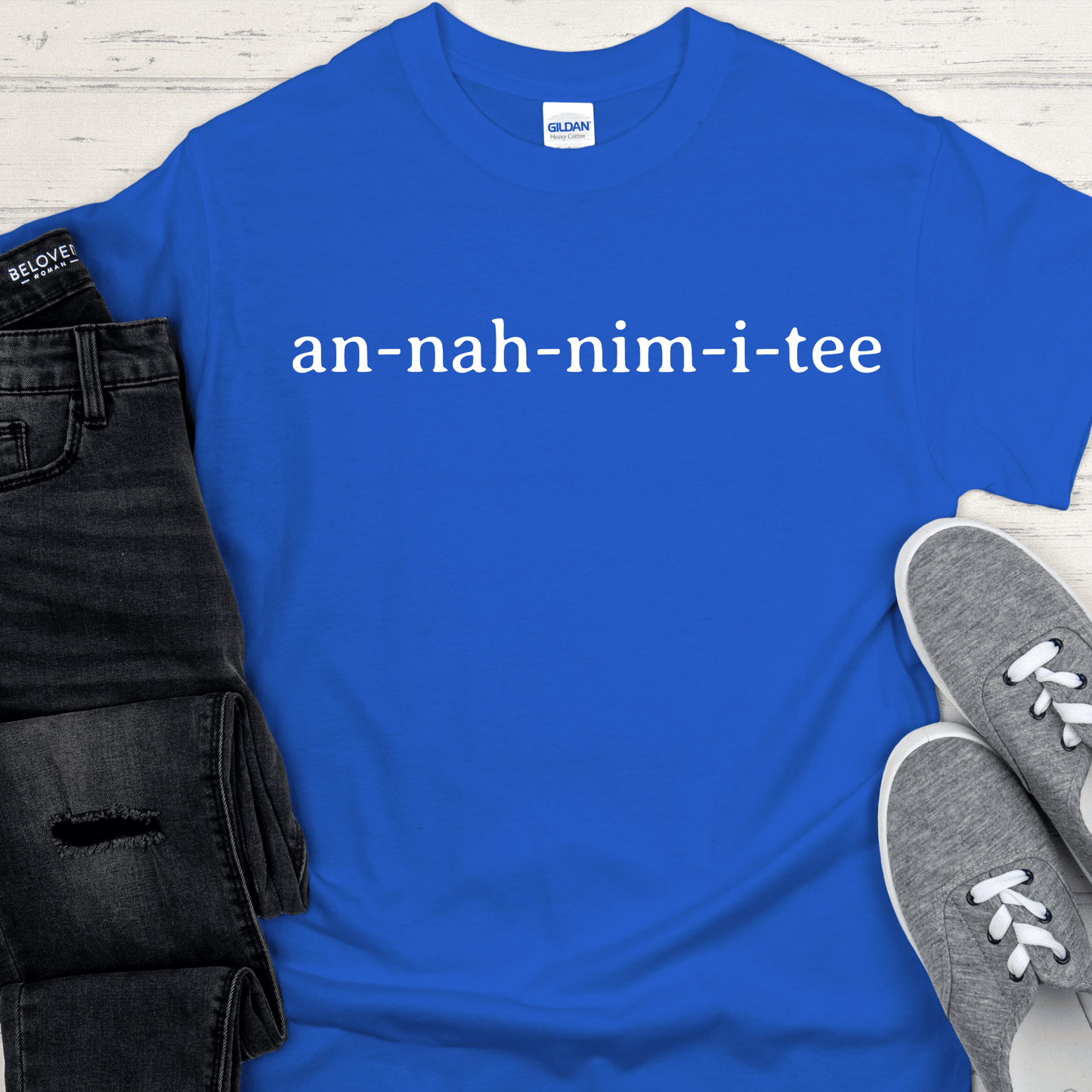 Recovery T-Shirt | Inspiring Sobriety | Anonymity (An-nah-nim-i-tee)