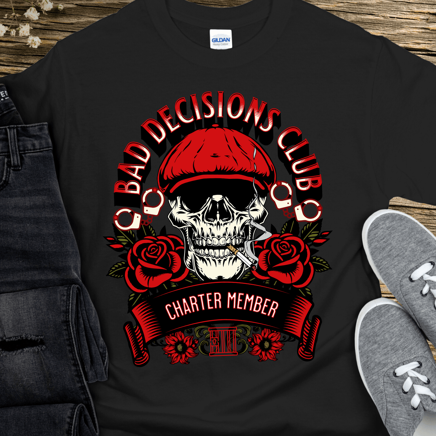 Recovery T-Shirt | Inspiring Sobriety | Bad Decisions Club