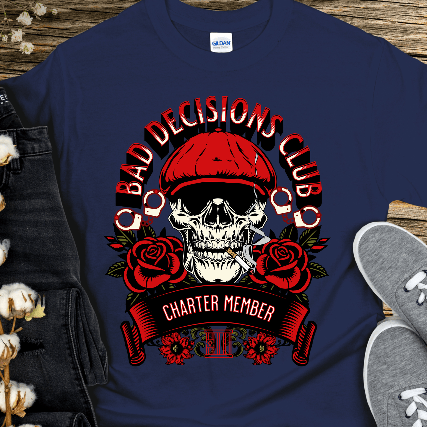 Recovery T-Shirt | Inspiring Sobriety | Bad Decisions Club