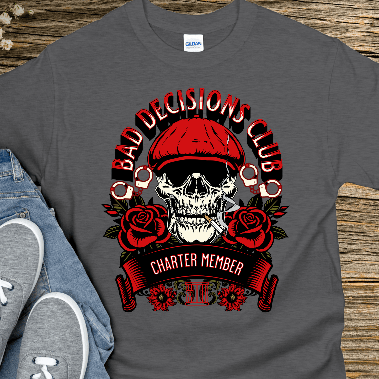 Recovery T-Shirt | Inspiring Sobriety | Bad Decisions Club