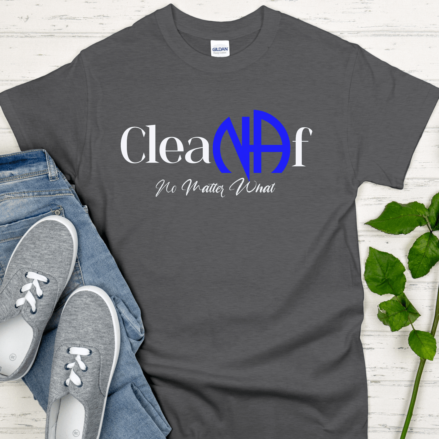 Recovery T-Shirt | Inspiring Sobriety | Clean AF (NA)