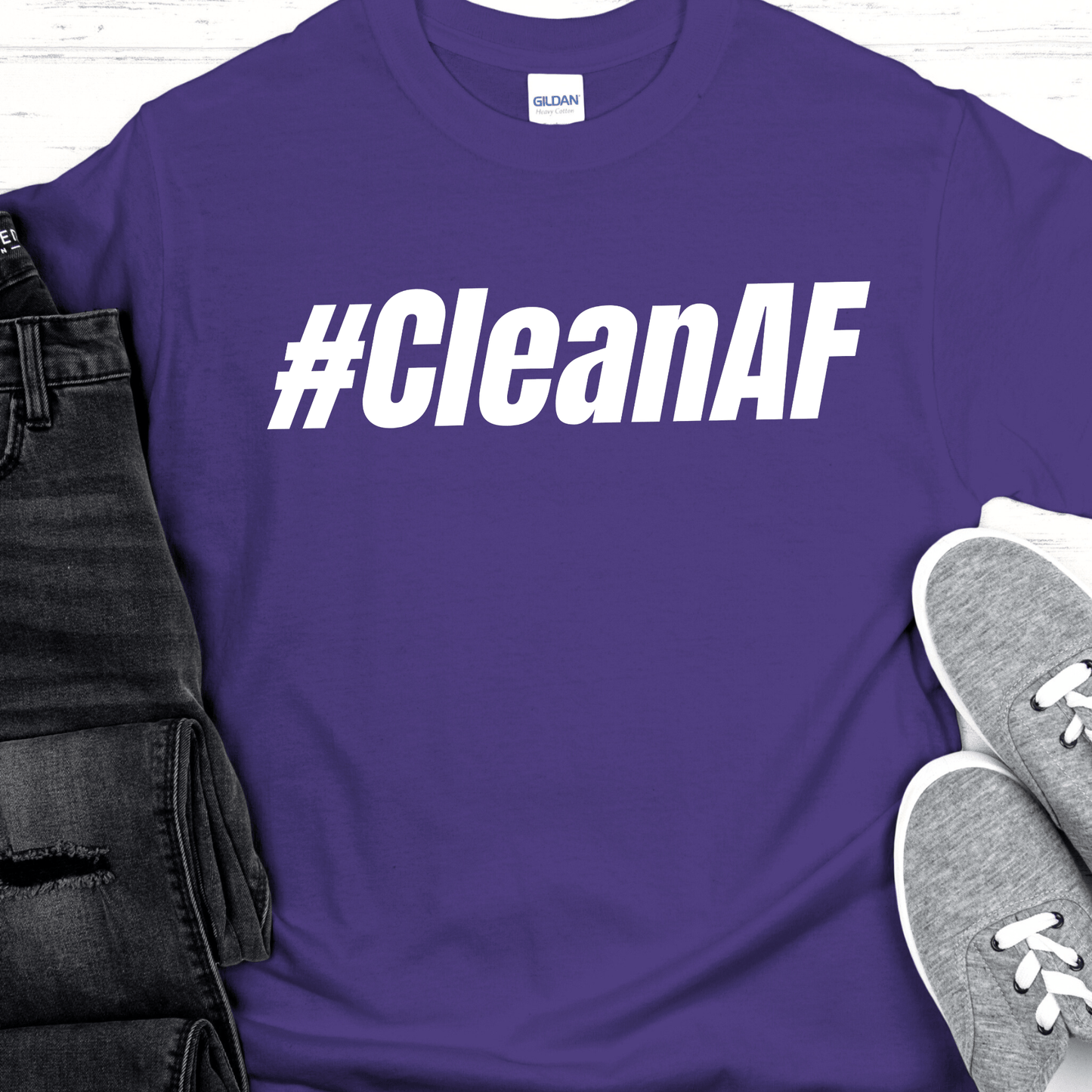 Recovery T-Shirt | Inspiring Sobriety | #CleanAF