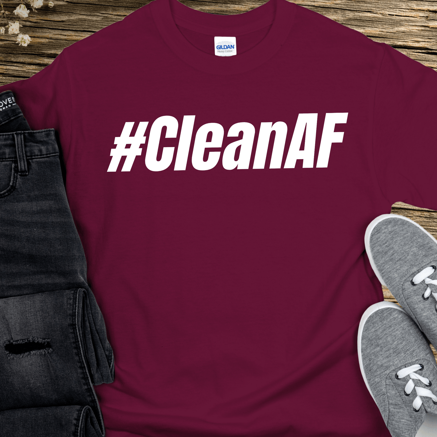 Recovery T-Shirt | Inspiring Sobriety | #CleanAF
