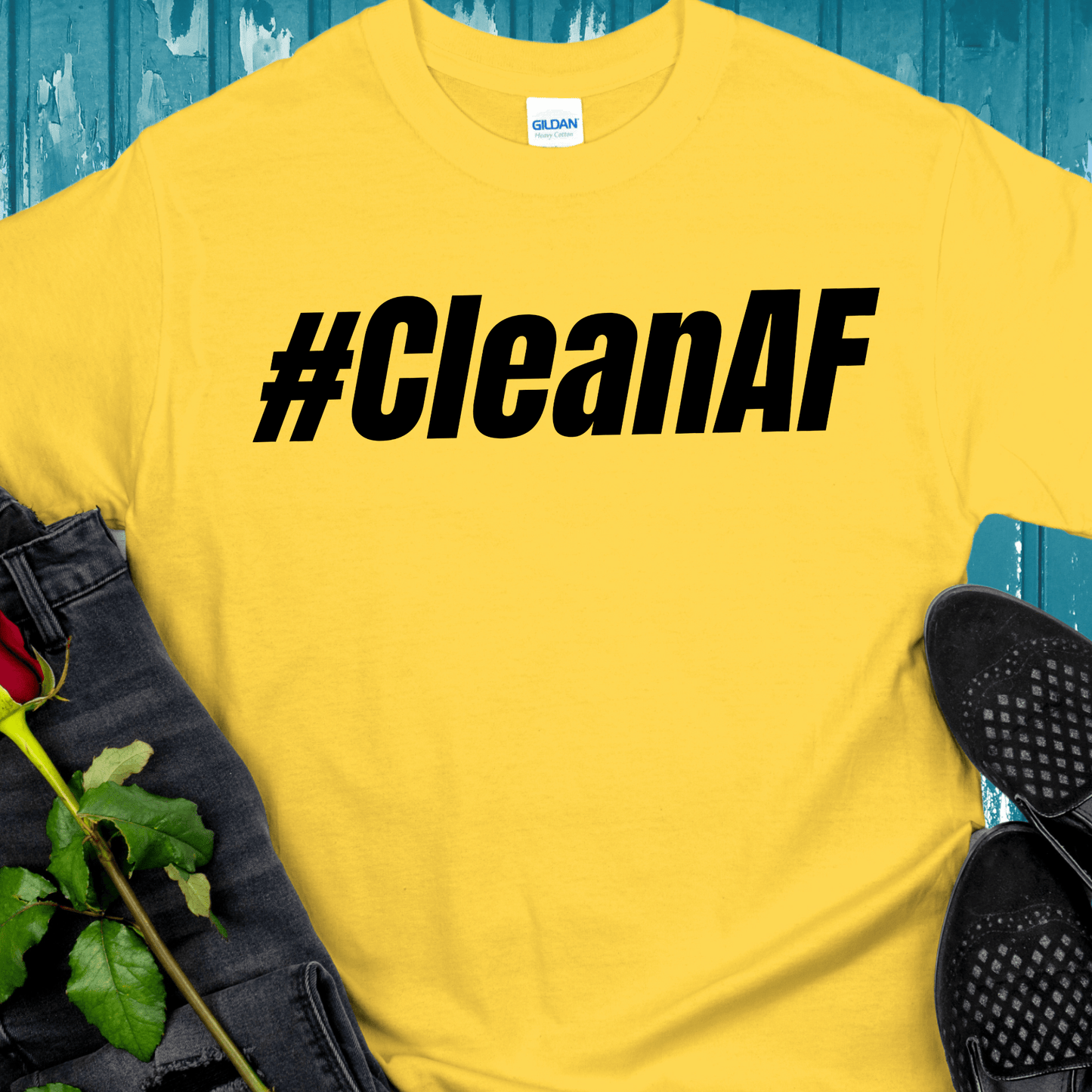 Recovery T-Shirt | Inspiring Sobriety | #CleanAF