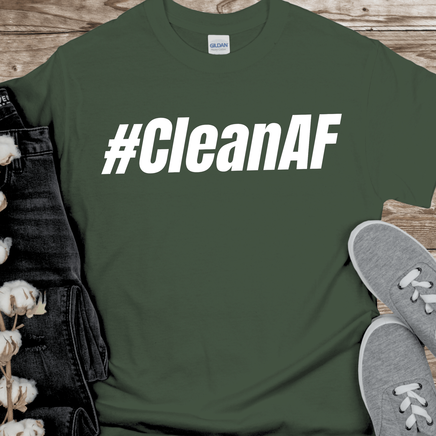 Recovery T-Shirt | Inspiring Sobriety | #CleanAF