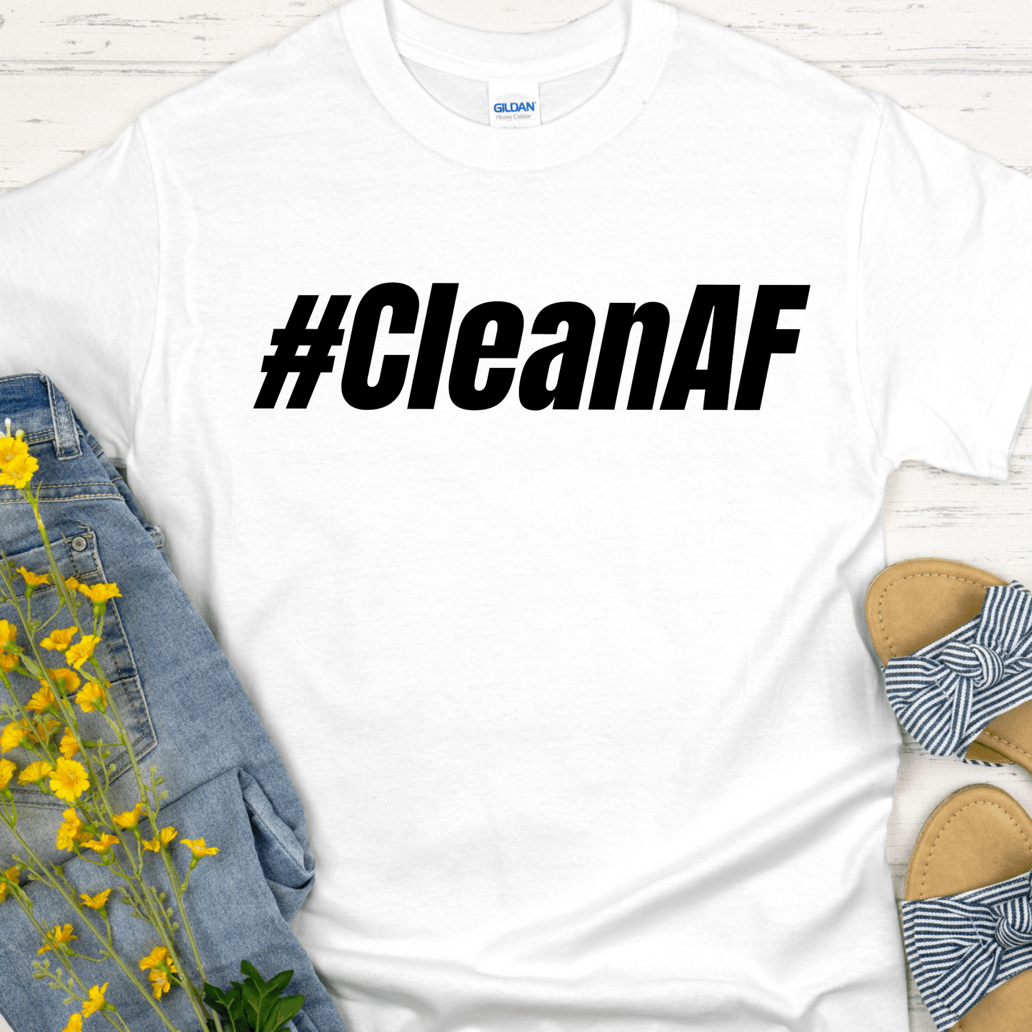 Recovery T-Shirt | Inspiring Sobriety | #CleanAF