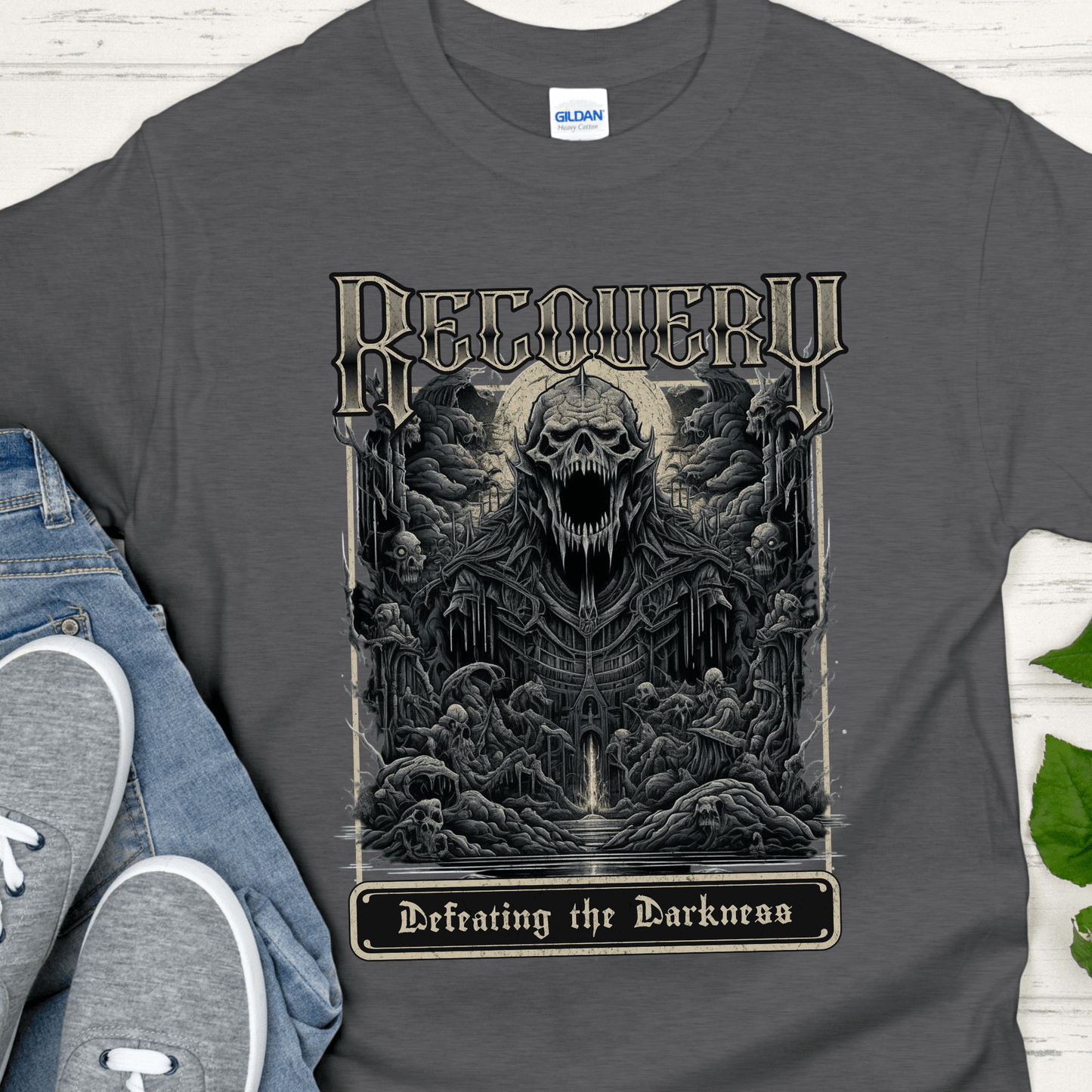 Recovery T-Shirt | Inspiring Sobriety | Defeating The Darkness