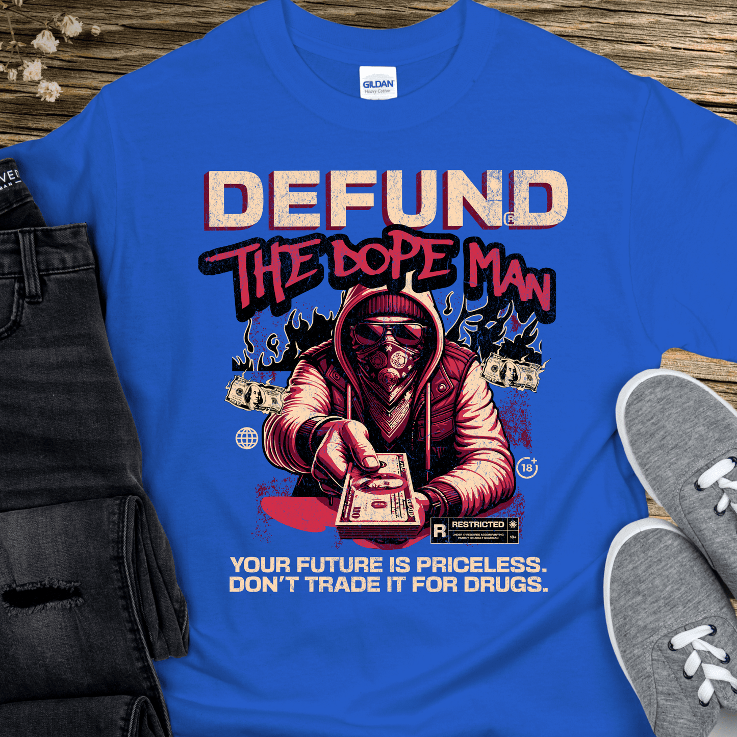 Recovery T-Shirt | Inspiring Sobriety | Defund The Dope Man
